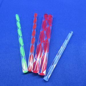 Barre en acrylique extrudé PMMA avec lignes colorées en spirale à l'intérieur - Product Image 5