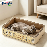 Grattoir pour chat rectangulaire classique de grande taille, de haute qualité, en carton ondulé durable, pour toutes les saisons, vente en gros