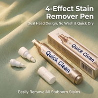 Stylo de nettoyage d'urgence pour vêtements, éliminateur de taches de café et d'huile, sans lavage, stylo de nettoyage portable