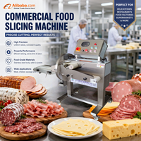 Machine de découpe de viande commerciale efficace pour la transformation de la viande cuite, du fromage, du bacon et des saucisses
