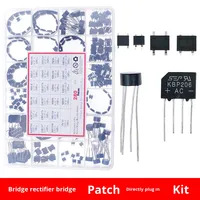27 types de kit de diodes de pont redresseur 280 Type de patch en ligne 4 broches Kbp307 Db107S Mb10M Db104 Composants électroniques