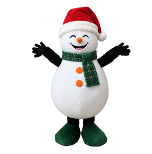 <span class=keywords><strong>Costume</strong></span> della mascotte dell'uomo della neve bianca di HOLA/<span class=keywords><strong>costume</strong></span> della mascotte di natale - Product Image 1