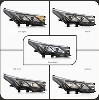 Nouvel ensemble de phares LED modifiés pour voiture, feux de jour et clignotants pour Toyota Corolla 2011-2013, amélioration des feux avant