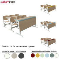 Chaise d'auditorium pliante en bois avec dossier pour salle de conférence, bureau d'école et deux sièges, mobilier de salle scolaire