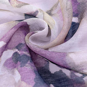 Venta al por mayor, cortinas de ventana impresas transparentes confeccionadas, cortinas florales de lujo para sala de estar y dormitorio - Product Image 4