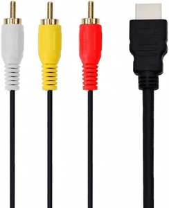 Cable Adaptador RCA AV HDTV de 1.5M con Conectores Macho de Oro 24K para TV/DVD/Proyector/Monitor - 1080p, Compatible con Altavoces y Micrófonos - Product Image 2