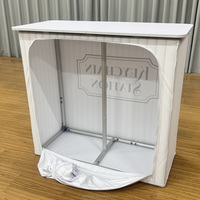 Support de table portable pour comptoir de stand d'exposition, idéal pour les salons professionnels, les présentoirs et les promotions publicitaires