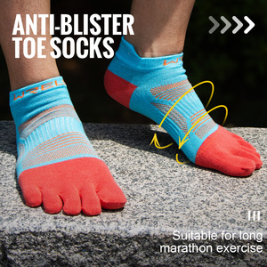 WRELS Wholesale Coolmax Compression Five Toe <strong>Socks</strong> Unisex Workout <strong>Training</strong> <strong>Sock</strong> Outdoor Running Elastic Low Tube Five Toe <strong>Socks</strong> - Product Image 2