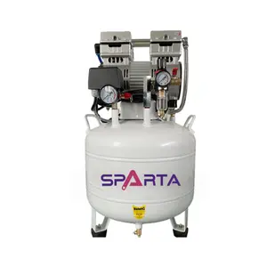 Oil free silent air compressor air pump for dentists