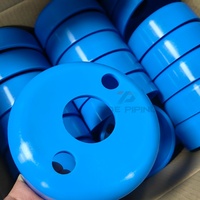 Bouchon combiné en PP bleu à surface lisse, diamètre de trou 3/4 pouce et 1 pouce, pour gaines et tuyaux en PVC, classe PN10/PN16