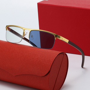 Nouvelles lunettes de soleil de conduite Card Home, style européen et américain, avec branches en bois à ressort, pour affaires, intelligentes, à verres photochromiques - Product Image 1