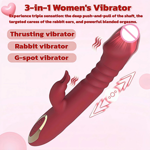 Vibrador de Punto G y Estimulador de Clítoris 2 en 1 JT, Dildo Conejito con Función de Succión, Estimulación Clitoriana, 16 Modos Combinados - Product Image 3