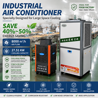 Climatiseur industriel 27,51 kW R410A à compresseur scroll, système split, solution de refroidissement écologique, moteur de pompe pour grands volumes