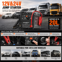 Démarreur de secours LiFePO4 5500A personnalisé avec coque en alliage, pack d'alimentation pour flotte de camions diesel, booster robuste, OEM, marque privée, vente en gros