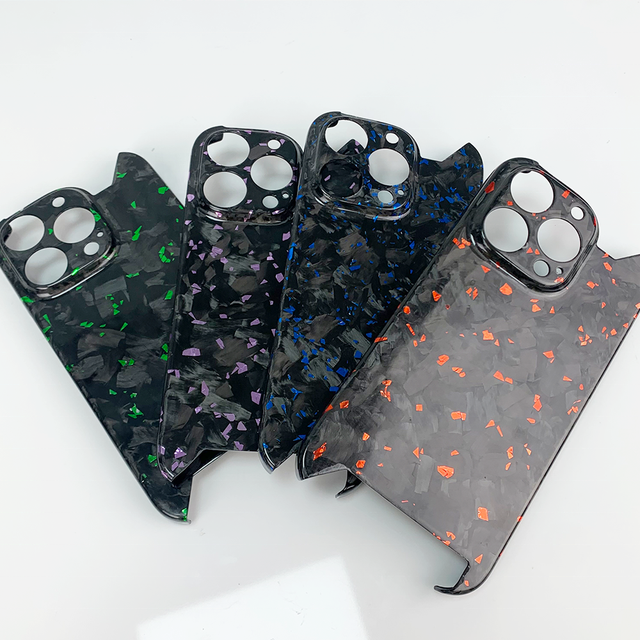 High Quality Glossy Black Real Carbon Fiber Mobile Phone Case Shell for iPhone 16 Pro & 16 Pro Max Fashionable Cover