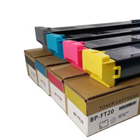 Cartouche de toner d'usine avec puce BP-GT20 BP-NT20 BP-FT20 compatible avec les copieurs Sharp BP-10C20 120C20 120C25 – Pièce de rechange couleur