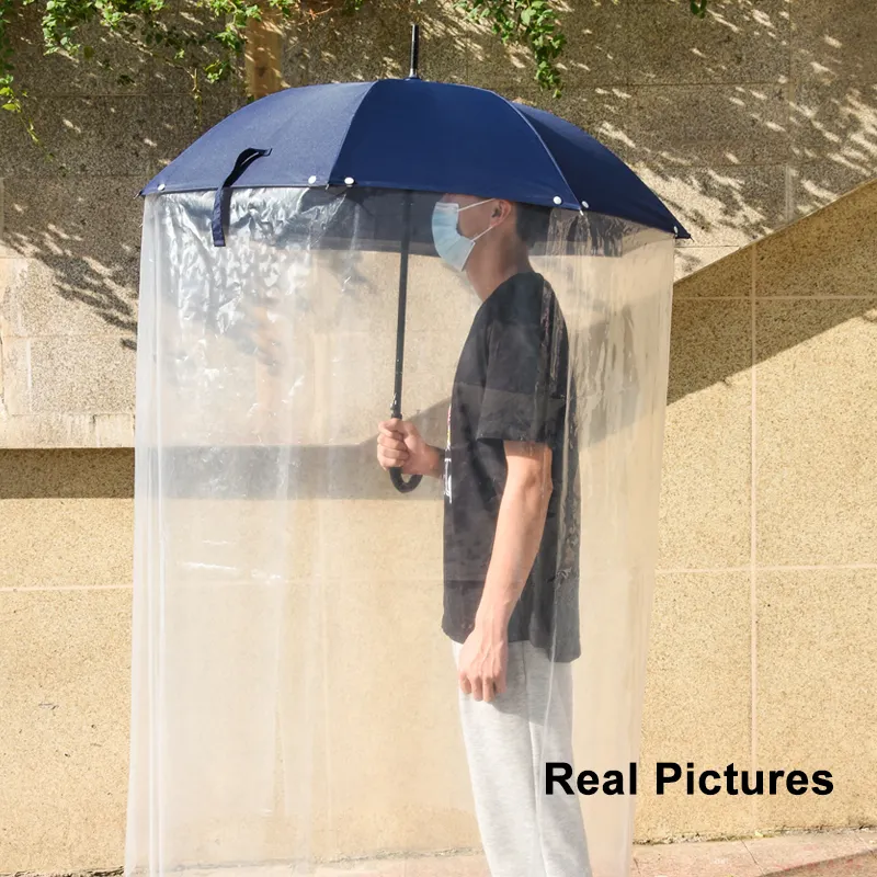 للبيع بالجملة مظلة تغطية طويلة للجسم بالكامل مقاومة للرياح وضد الماء ومخصصة للبيع