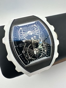 Movimiento de reloj tourbillon de acero inoxidable para hombre de alta calidad, con diseño moderno, resistente al agua, hecho en China. - Product Image 2