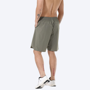 Nouveaux shorts de sport pour hommes LULU, été, extérieur, coupe ample, sans couture, séchage rapide - Longueur de 5 pouces pour la <span class=keywords><strong>course</strong></span> à pied, l'entraînement et le fitness - Product Image 3