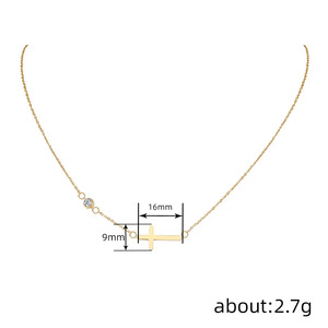 Collar con colgante para mujer, joyería minimalista de moda, uso diario - Product Image 4