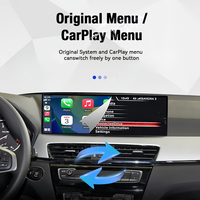 Écran central de voiture de 14,9 pouces avec système Linux, compatible CarPlay, musique Bluetooth et navigation GPS pour BMW X5 F15 X6 F16 2014-2019