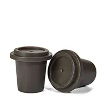Cápsulas reutilizáveis de café nespresso, cápsulas reutilizáveis para lattissima nespresso cápsulas de café