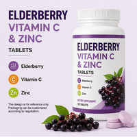Comprimés de Vitamine C et de Zinc à base de Baies d'Agripa (OEM) |   120 comprimés |   Complément alimentaire pour soutenir le bien-être immunitaire |   Marque privée