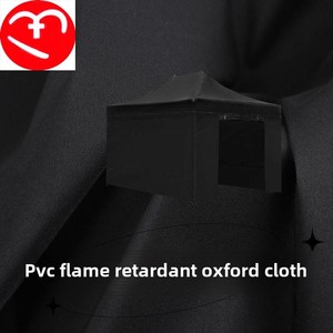 Cường Độ Cao 600D Oxford Vải Lớp Phủ PVC Chống Cháy Chịu Mài Mòn Đồng Bằng Dệt Vải Cho Xe Đẩy Trường Hợp Lều Túi - Product Image 3