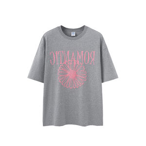 Camiseta de calle de peso pesado para hombre con logotipo e imagen Camisetas de algodón de gran tamaño personalizadas para hombre Camiseta de sublimación - Product Image 1