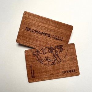 Carte d'accès événementielle NFC RFID en bois personnalisée, étanche, avec puces LF/HF/UHF pour les conférences et l'hôtellerie - Product Image 3