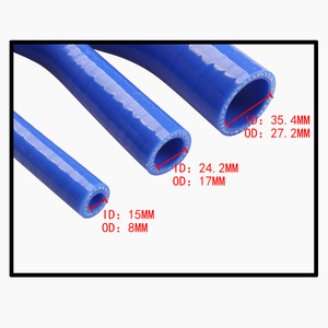 Coolant Hoses For Honda Civic 9 <b>Pc</b> <b>Set</b> Black Silicone Replacement Parts - Product Image 5