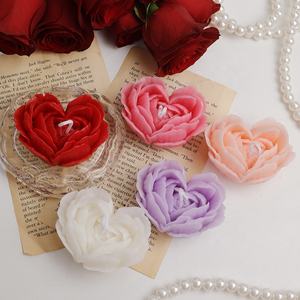 <strong>Valentines</strong> <strong>Day</strong> Rose Heart Scented Candle Luxury Handmade Soy Wax Romantic Proposal Decoration Birthday Anniversary Wedding <strong>Gift</strong> - Product Image 4