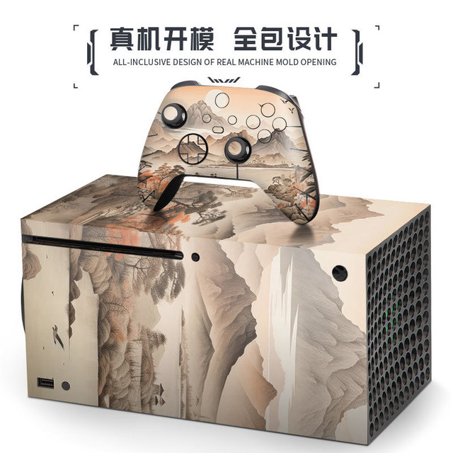 Xbox Series X Skin Sticker Chinese Style Pet Material Game Console Protection Cover For Video Game Player