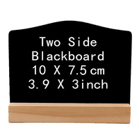 Tableau noir en bois sur pied pour enfants, double face, pour messages, décoration intérieure, Noël, Journée des enfants et Thanksgiving