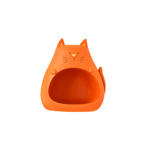 Lying Cat Fruit Plate Resin Snack Bowl Multi-Purpose Home Decor Storage Dish Animal Shape Coffee Table Accessory - Product Image 5