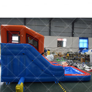 Commercial PVC vinyle enfants toboggan eau enfant en bas âge grande piscine d'eau gonflable cavalier plein d'entrain extérieur arrière-cour fête amusant jouets d'eau - Product Image 6