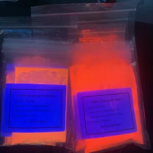 365 nm und 254 nm Fluoreszenzpigment-Antifälschung rot grün gelb unsichtbares uv-fluoreszenzpigment-Pulver