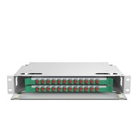 Boîtier de distribution de fibres optiques (ODF) FTTH 19 pouces 24/144 cœurs pour unité intérieure