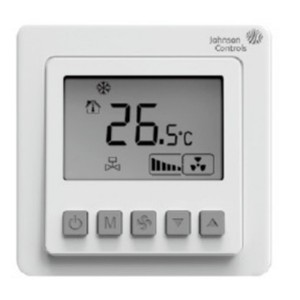 Thermostat Johnson Controls T5200-TB-9JS0 220V LCD intégré pour unité de climatisation - Product Image 1