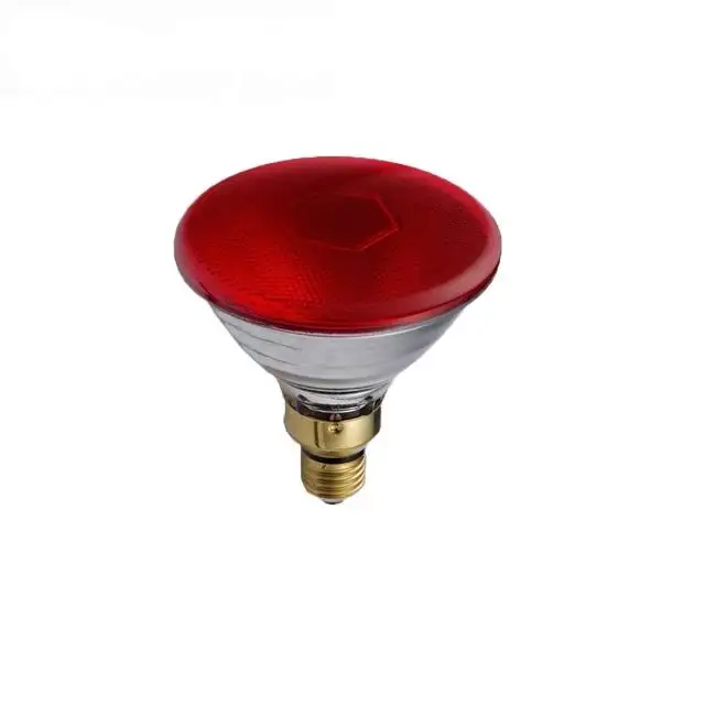 E26/E27アルミニウム赤外線療法電球100W150W175W赤外線光ヒートランプ