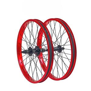 Juego de <span class=keywords><strong>Ruedas</strong></span> <span class=keywords><strong>BMX</strong></span> de 20 Pulgadas con 120 Puntos de Contacto, 4 Rodamientos Sellados, Buje de 36H, Llantas con Radios Coloridos para Freestyle, Extreme, Street y Park - Product Image 2