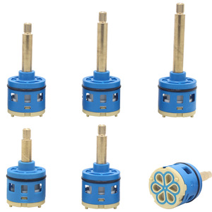 Cartouche de robinet de cuisine et de salle de bain, mitigeur 6 positions chaud/froid, noyau de vanne de conversion, collecteur 6 orifices - Product Image 1