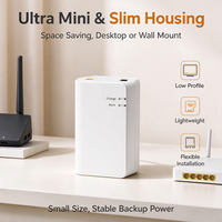Mini onduleur DC B600T-12 avec batterie au lithium, temps de transfert ≤5ms pour routeur Wifi et caméra CCTV