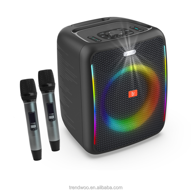 OEM  Speaker High Bass Speaker  Waterproof Karaoke Portable Speaker Party Box With Microphone
