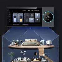 Panneau de commande intelligent pour maison connectée Android Tuya de 6 pouces avec écran IPS et passerelle Zigbee intégrée pour les systèmes d'automatisation des bâtiments
