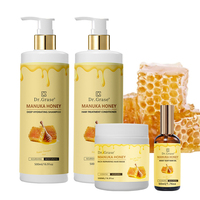 Shampooing et revitalisant pour cheveux au miel, sans sulfate, biologique, professionnel, anti-pelliculaire, anti-chute de cheveux, marque privée