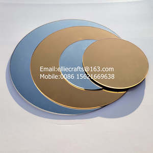 Contemporary Design 3-Pack Round Glass Decorative Wall <strong>Mirror</strong> Set New <strong>Grey</strong> and Bronze Tinted <strong>Mirror</strong> - Product Image 6