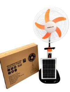 <span class=keywords><strong>2023</strong></span> nouvelle télécommande AC DC 16 pouces solaire Rechargeable réglable plancher piédestal ventilateur avec lumière nuit pour la maison - Product Image 5