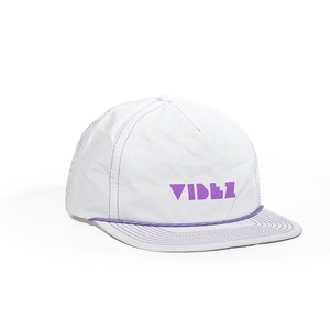 หมวกแก๊ปปักโลโก้ OEM แบบ 5 ชิ้น ขอบโค้งเล็กน้อย ปรับขนาดได้ สำหรับกีฬากอล์ฟ ทำจากไนลอน - Product Image 4