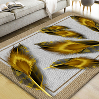 Modern kristal kadife oturma odası halısı kabarık kalın kaymaz halı Mat yatak odası salon ve çağdaş daire için